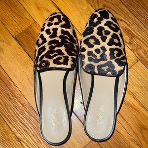 MICHAEL MICHAEL KORS
Natasha Cheetah-Print Calf-Hair Mule